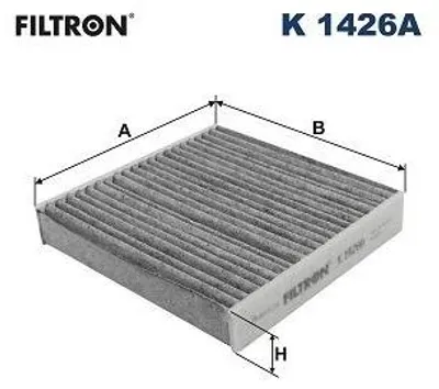Produktbild von FILTRON K 1426A Innenraumfilter Pollenfilter für SUZUKI IGNIS (MF) Aktivkohle
