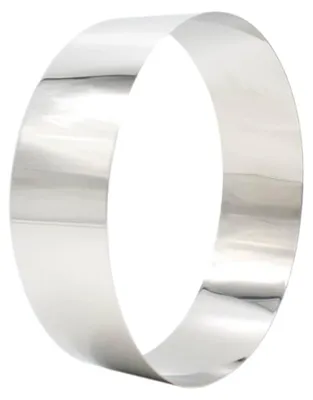 Productafbeelding van Taartvorm, roestvrij staal, rond, 20x6 cm