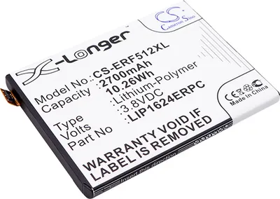 Obrázek produktu pro TECHTEK Baterie kompatibilní s [Sony Ericsson] F5121, F5122, Xperia X, Xperia X Dual nahrazuje 1300-3513, pro LIS1624ERPC