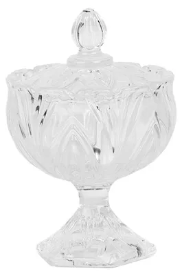 Image de Clayre & Eef Bocal à provisions Ø 10x15 cm Verre transparent