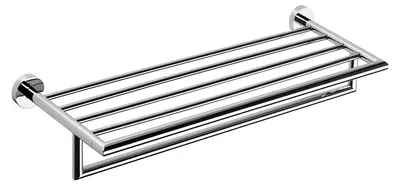 Image de Porte-serviettes Bemeta Omega avec barre 600 mm chromé