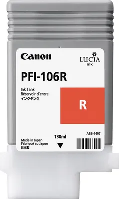 Produktbild von Canon PFI-106 R Tinte rot