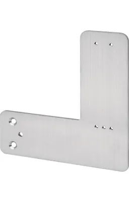 Produktbild von Montageplatte Montage an Rohrrahmentr Trwchter DINlinks / rechts L210xB160mm
