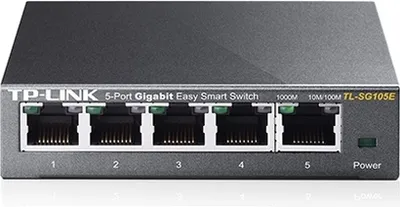 Zdjęcie produktu dla TP-Link TL-SG105E, Zarządzany, L2, Gigabit Ethernet (10/100/1000)