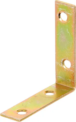 Produktbild von Stuhlwinkel 60x60x16mm gelb verzinkt, GAH 339227