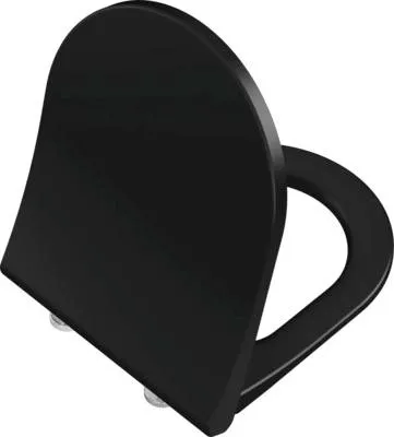 Produktbild von VitrA WC-Sitz Mia schwarz Absenkautomatik 131-483R409