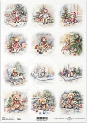 Immagine prodotto di ITD carta di riso decoupage tecnica artigianale tovagliolo di carta-R2428
