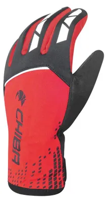 Produktbild von CHIBA 2nd Skin - wasserdichte Radhandschuhe XXL rot, atmungsaktiv mit Touchfu....