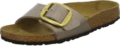 Produktbild von Birkenstock Pantolette Madrid Big Buckle Birko-Flor flach Hausschuh