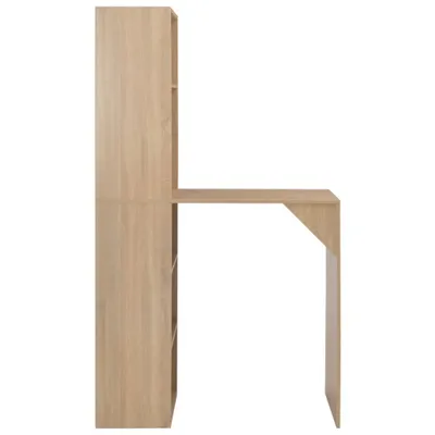 Immagine prodotto di Tavolo da Bar con Mobiletto Rovere 115x59x200 cm