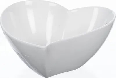 Obrázek produktu pro Sandra Rich 1590-14-40, Ovocná mísa, Srdcový tvar, Porcelán, Bílá, 140 mm, 140 mm