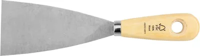 Produktbild von TOPEX Malerspachtel – Ergonomischer Holzgriff und  Stahl Klinge – Ideal zum Spachteln, Glätten und Reinigen von Oberflächen