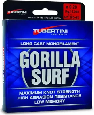 Produktbild von Tubertini Gorilla Surf Monofile Schnüre 300 M Durchsichtig 0.140 mm Durchsichtig 0.140 mm