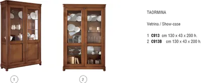 Immagine prodotto di Armadi per soggiorno, design, mobili, vetrine, armadi con due ante, vetrine