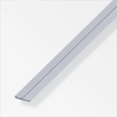 Produktbild von alfer Träger-Profil, einseitig 1 m, 19.5 x 1.2 x 10 mm Aluminium roh blank