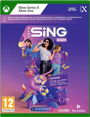 Produktbild von GAME Let's Sing 2024, Xbox One/Xbox Series X, Multiplayer-Modus, E10+ (Jeder über 10 Jahre)
