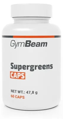 Produktbild von GymBeam - Supergreens, 60 Kapseln