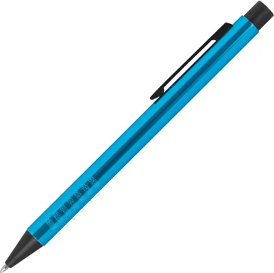 Produktbild von Kugelschreiber aus Metall / Farbe: türkis