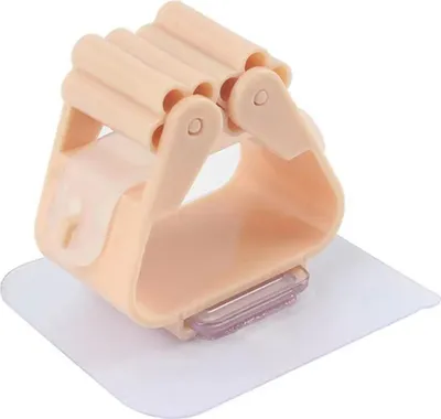 Produktbild von 1 Stück Wandmontierter Mopphalter, Aufbewahrungsregal für Mopp und Besen, Küchenutensilien