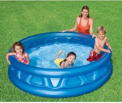 Produktbild von Aufblasbarer Pool Intex Soft Side Pool, 188x46cm, 666L, Blau, Kinderpool, Familienpool