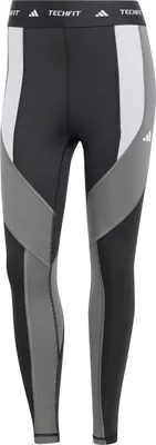 Produktbild von ADIDAS TECHFIT Colorblock 7/8-Leggings Damen schwarz S