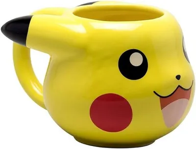 Imagen del producto de Taza Pikachu 3D Pokémon Cerámica 500 mls