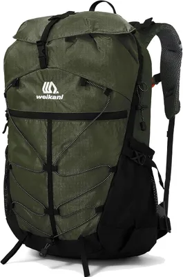 Produktbild von Wander-Rucksack 35L, wasserdicht, leicht, mit Brustgurt, grün, für Trekking