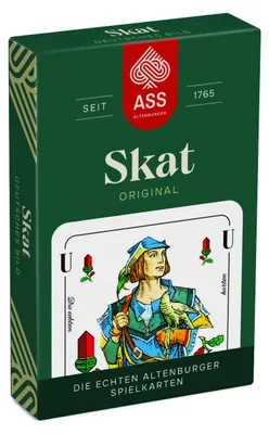 Produktbild von Skat, deutsches Bild in Faltschachtel (plastikfrei im Spiel)