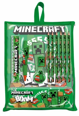 Obrázok produktu pre Sada školských potrieb s motívom Minecraft