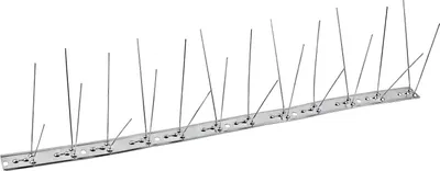 Vogelschutz Taubenabwehr Vogelabwehr Spikes 4-reihig 500mm V2A Vogelspikes Taubenspikes Möwenspikes Vogel Schreck 373048 40037 4066986400377 Stabilo-Fachmarkt.de