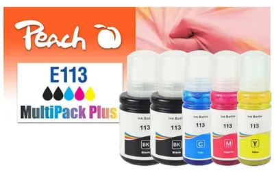 Image de Peach Patrone Epson CISS 113 MutliPack Plus remanufactured