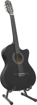 Immagine prodotto di vidaXL Set di chitarra western 12 pezzi con equalizzatore e 6 corde nero