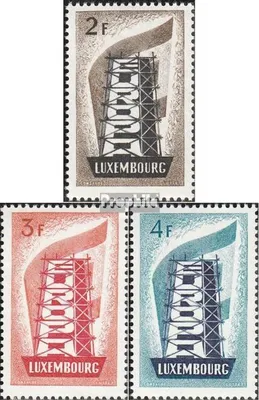 Produktbild von Briefmarken Luxemburg 1956 Mi 555-557 (kompl.Ausg.) mit Falz Europa