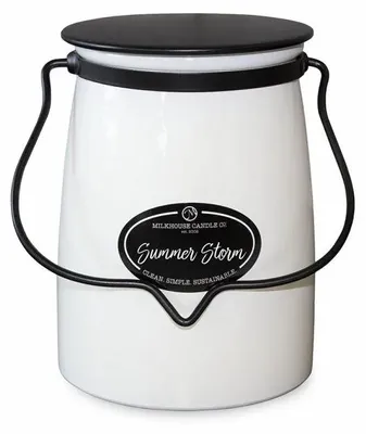 Produktbild von MILKHOUSE CANDLE Sommersturm Duftkerze BUTTER JAR (624 g)