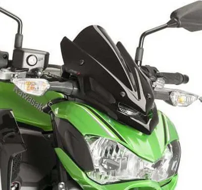Produktbild von Puig Carenabris New Generation Sport Kawasaki Z900 Windschutzscheibe Schwarz  Schwarz One Size
