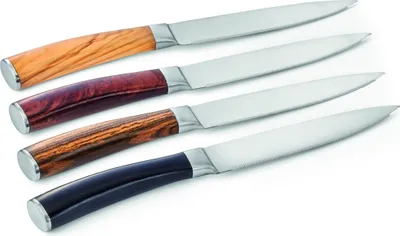 Immagine prodotto di PHILIPPI - Coltello da bistecca Garry Steakmesser: ogni coltello è dotato di un manico realizzato con un legno particolarmente pregiato
