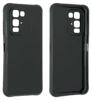 Zdjęcie produktu dla Etui ochronne Caseroxx, wykonane z TPU, kompatybilne z Blackview Fort 5, czarna gumowa obudowa na telefon