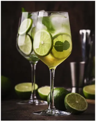 Produktbild von Topkapi 250.905 Gin & Tonic Gläser Set Momento - 6 Cocktailgläser, 480 ml