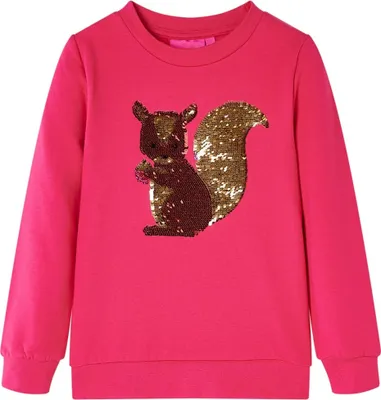 Produktbild von Kinder-Sweatshirt Knallrosa 92