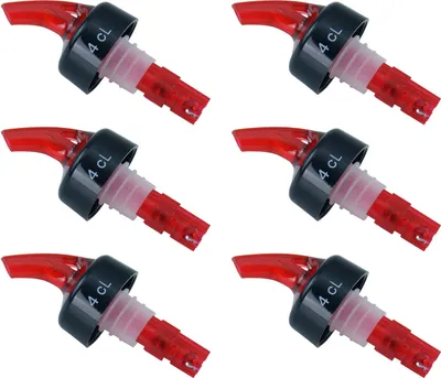Immagine prodotto di 6 pezzi. Versatore per liquori da 4 cl per bottiglie - plastica