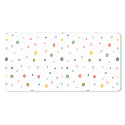 Obrázok produktu pre Podložka pod myš - Farba - vzor - bodky - 80x40cm - Rohožka pod myš
