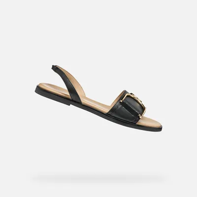 Produktbild von Geox Schwarze Damensandalen Naileen 36,5