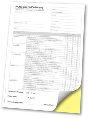 Produktbild von Eichner Prüfbefund Formularbuch 1 Block