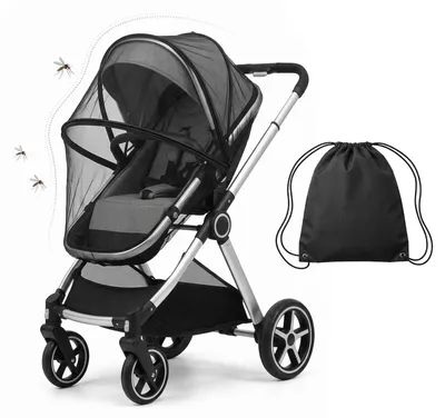 Imagen del producto de Mosquitera universal, protección contra insectos, para cochecitos y sillas de paseo, color , para uso en exteriores