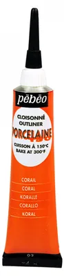 Zdjęcie produktu dla Pebeo Porcelaine 150 konturówka reliefowa do porcelany 20 ml - Cynowy