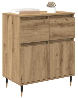 Zdjęcie produktu dla vidaXL Kredens dębowy Artisan 60 x 35 x 70 cm drewno kompozytowe i żelazo