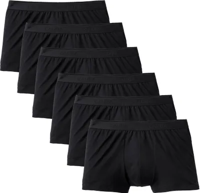 Produktbild von CALIDA Herren Boxershorts, 6er Pack - Natural Benefit, Elastikbund, Single Jersey Schwarz M (50)