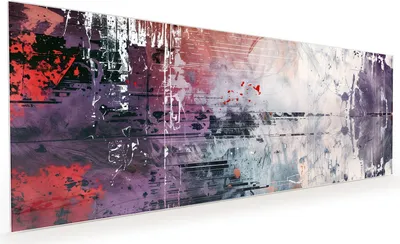 Produktbild von Küchenrückwand Spritzschutz Glas mit Motiv Abstrakte Kunst 40 x 40 cm