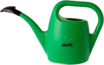 Produktbild von Plastia Gartengießkanne mit dem Brausekopf, 2 Liter, aus Kunststoff, für Innen- und Außenbereich, Ideal für Bewässerung für Zimmerpflanzen, Grün