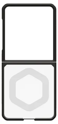 Produktbild von Urban Armor Gear 214561114343, Cover, Samsung, Galaxy Z Flip8, 17,5 cm (6.9"), Weiß, Schwarz